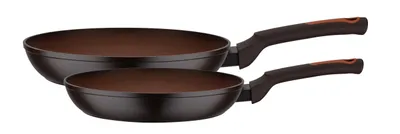 Produktbild von GSW Pfannen-Set Terra 2-tlg., 418218, Aluminium, ca. 1,5 L / ca. 2,1 L