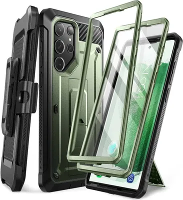 Produktbild von Supcase UNICORN BEETLE PRO 2-SET GALAXY S23 ULTRA GULDAN