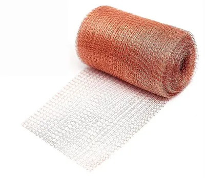 Kupfergeflecht-Rolle 6 m, 12,7 cm breit, feinmaschig