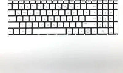 Obrázok produktu pre GERMAN - Klávesnica Keyboard Silver kompatibilná s HP Pavilion 15-eg2000
