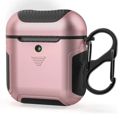Produktbild von Roségold Airpods Case 1/2 Carbon-Silikon