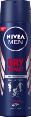 Produktbild von Nivea Men, Dry Impact, 48h Deodorant, 150 ml