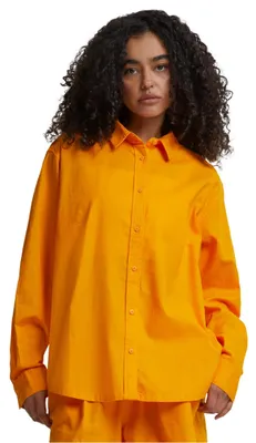 Productafbeelding van Urban Classics damesblouse, oversized linnenmix shirt, casual blouse voor dames
