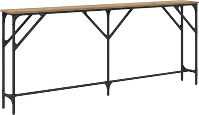 Produktbild von Eleganten-Stil Konsolentisch 1 PC，Beistelltisch, Flurtisch, Sofatisch, Artisan-Eiche 180x23x75 cm - Konsolentische - Möbel26
