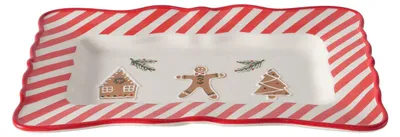 Obrázek produktu pro Keramická miska ve slavnostních barvách, 39 x 25 cm