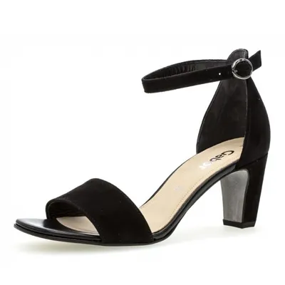 Produktbild von Gabor Sandalette 790.17, Rauleder, Schwarz, Damen