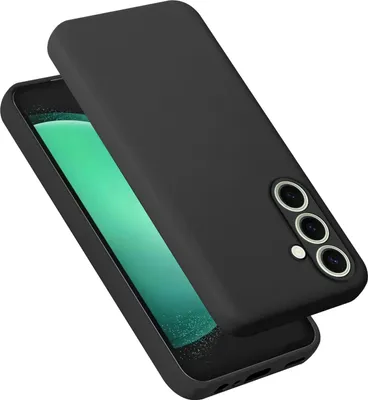 Image de Cadorabo Housse pour Samsung Galaxy S24 FE Housse silicone Housse pour téléphone portable Case en silicone liquide, résistant aux rayures et aux chocs pour Samsung Galaxy S24 FE