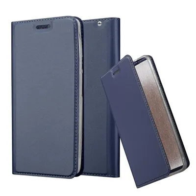 Image de Cadorabo Housse de téléphone portable pour Motorola MOTO X PLAY Housse de protection en bleu Cover Etui Book Case Booklet