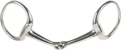 Productafbeelding van Olijfhoofd Bit - Dun Mondstuk - Paardrijden Comfort - Roestvrij Staal - 13mm - Zilver