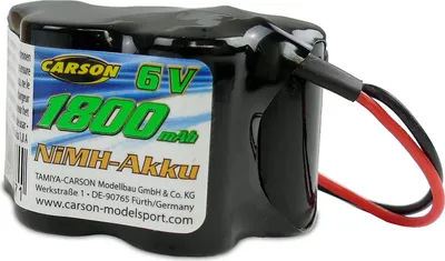 Produktbild von 6V/1800mAh NiMH Empfängerakku Hump BEC