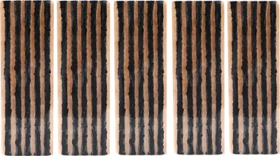Produktbild von Reifenreparaturstopfen Naturkautschukstreifen Punktionserholung Universal für Autos Motorradblack