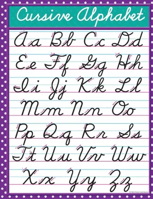 Produktbild von Cursive Alphabet