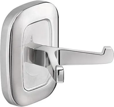 Produktbild von Doppelhaken Everest Ev2613 Edelstahl Chrom 68x53x70 mm für Schraub- oder Klebemontage