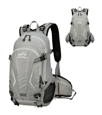 Produktbild von KUGI  Fahrradrucksack Outdoor Rucksack 30L wasserdicht mit Trinkblase ( Helm-Tasche–Leichter Cycling Rucksack USB-Anschluss Trekking