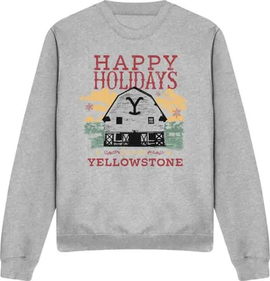 Obrázek produktu pro Yellowstone - mikina "Happy Holidays" pro muže/dámy uni - vánoční design TV11233 (M) (Sport Heide)