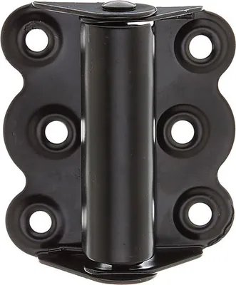 Produktbild von Alberts® Scharnier selbstschließend schwarz beschichtet 70x65 mm Karte à 1 St.