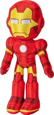 Image de Peluche Iron Man 20 cm – Marvel : Spidey et ses amis extraordinaires – peluche douillette pour enfants – produit sous licence officielle – douce et fidèle aux détails – idéale pour jouer et collectionner