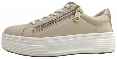 Produktbild von Tamaris Comfort Sneaker - Beige Leder/Textil : 38 : Normal Größe: 38 Weite: Normal