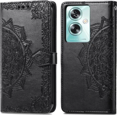 Produktbild von imoshion Mandala Klapphülle Oppo A79 - Schwarz