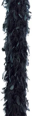 Produktbild von Schwarze Federboa 20er Jahre 180cm