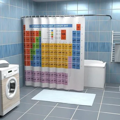 Produktbild von Schimmelhemd für Dusche - Anti-Schimmel-Badvorhang - Polyester - 180 x 200 cm