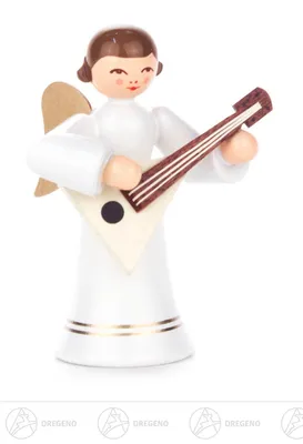 Obrázok produktu pre Anjel s balalajkou, dlhá sukňa, farebná