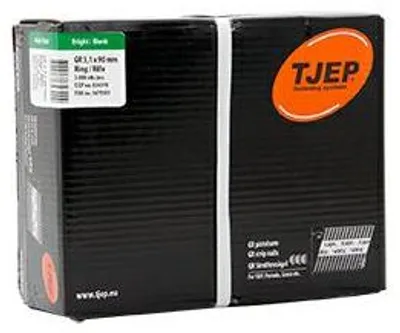 Productafbeelding van Tjep spijkers, type GR31/90, zwarte, ringgeslagen