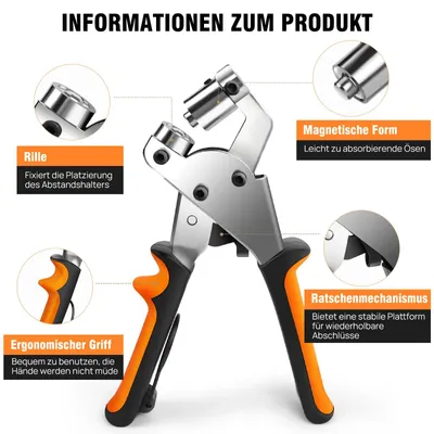 Produktbild von Schnallenzangenset - Werkzeug für Schnallen - Edelstahl