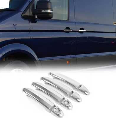 Image de Couverture de poignée de porte pour VW Crafter 2017-2025 en Acier Inox