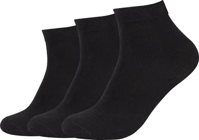 Produktbild von Camano Bio Uni-Kurzsocken 3 Paar schwarz 43 - 46