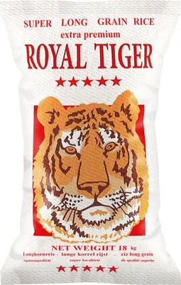 Produktbild von Royal Tiger weißer Langkornreis, 3x 18kg, lockerer Reis aus Kambodscha