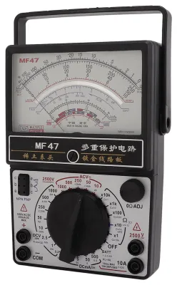 Analoges Multimeter MF47, Zeigermultimeter, hohe Genauigkeit, ABS
