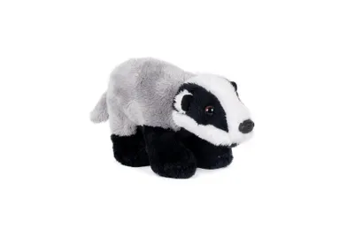 Produktbild von Plüschtier Dachs, 14 cm Stofftier Kuscheltier Softplüsch Dachse, Waldtier
