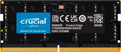 Produktbild von Crucial DDR5-5200           32GB SODIMM CL42 (16Gbit)