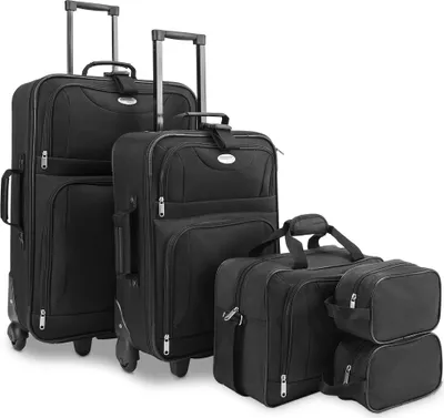Produktbild von Set cestovných kufrov Travel 5-dielny čierny