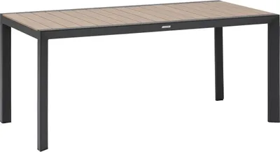 Produktbild von Gartentisch "évasion" holzeffekt honey & graphite 6 plätze lates aus aluminium - Hespéride
