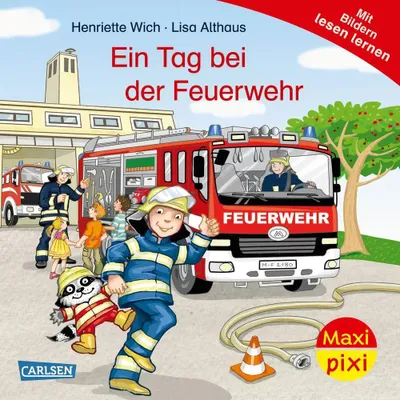 Produktbild von Maxi Pixi 471: Ein Tag bei der Feuerwehr