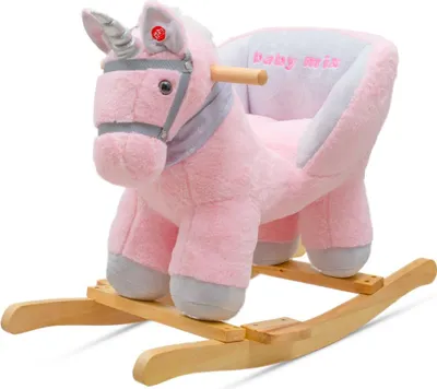 Obrázek produktu pro Baby Mix houpací hračka s melodií Unicorn, pink