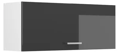 Immagine prodotto di Pensile da cucina Vicco R-Line Antracite lucido/Bianco 100 cm Piatto, Model 63145