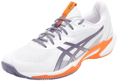 Productafbeelding van Asics Solution Speed FF3 heren tennisschoenen, wit/paars, maat 45