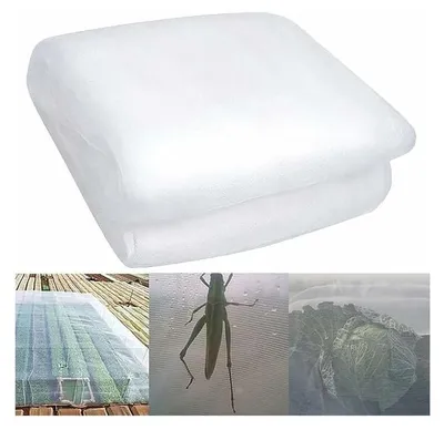 Produktbild von Gemüseschädlings-Insektennetz, feinmaschiges Gartennetz, Moskito- und Vogelschutznetz für Pflanzen, Früchte, Blumen, 3 x 6 m