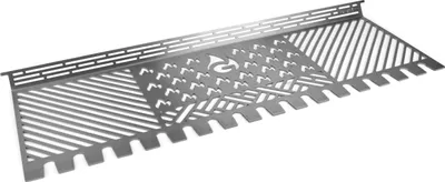 Produktbild von Edelstahl Multistation | Warmhalterost für Broil King Regal Pellet 500 | mit Drumstick Halterung | 3mm stark
