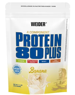 Immagine prodotto di Weider Protein 80 Plus - sacchetto da 500 g Banana