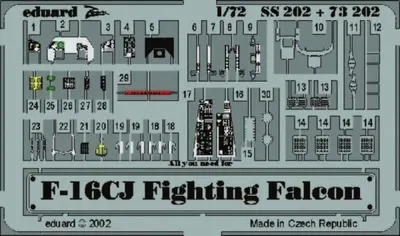Produktbild von Eduard Accessories F-16CJ Fighting Falcon  7250202