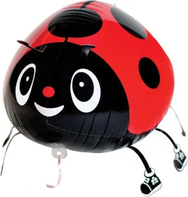 Obrázok produktu pre Fóliový balón Airwalker Ladybird, približne 56 x 43 cm