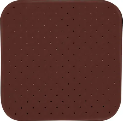 Immagine prodotto di MSV premium tappetino da doccia tappetino da bagno tappetino da bagno antibatterico antiscivolo con ventose - marrone - profuma di rose - circa 54 x 54 cm - lavabile a 60° gradi