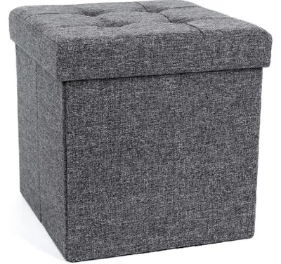 Produktbild von Hocker mit Stauraum LAFINA 38x38 cm, grau