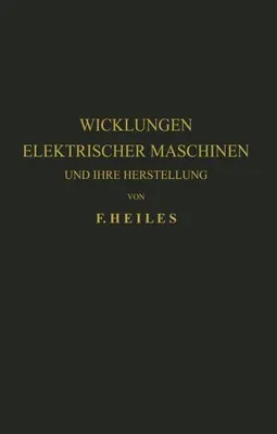 Zdjęcie produktu dla Wicklungen Elektrischer Maschinen und Ihre Herstellung
