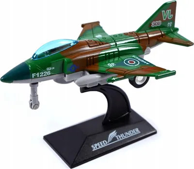 Produktbild von Metall Flugzeug Militär Jet Kampfjet mit Licht und Sound Modell Spielzeug Die-Cast