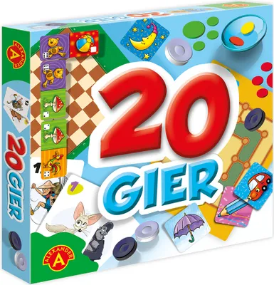 Zdjęcie produktu dla Gry Rodzinne Zestaw 20Gier 26559